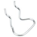 National Hardware Zinc Plated Silver Steel Tool Holder Peg Hooks , 4PK N180-030